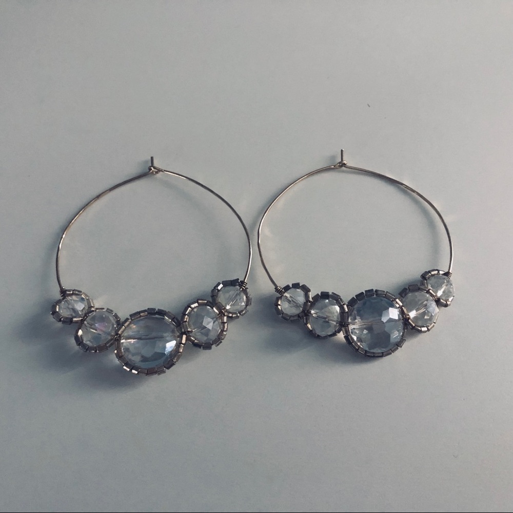Anthropolgie Statement Hoop Earrings